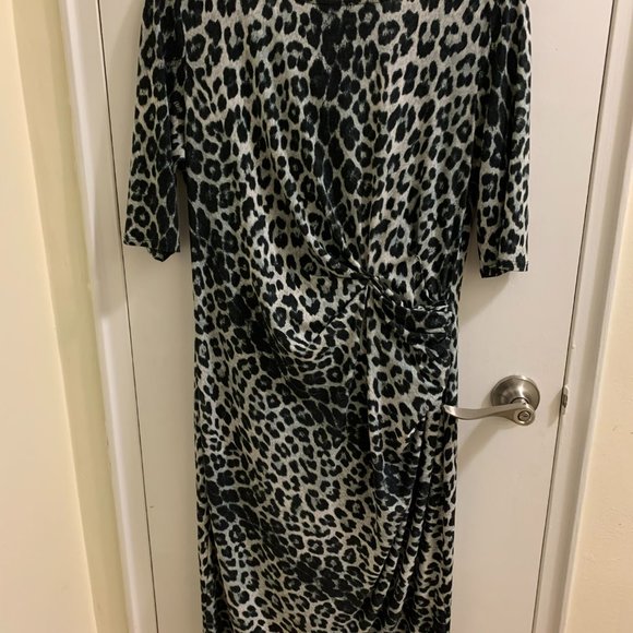 Animal print black and white dress by Pink Tartan - Picture 5 of 6